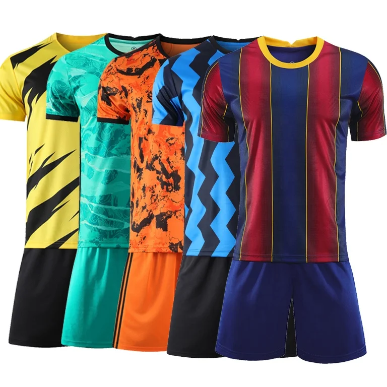 

High quality gym wear soccer cheap soccer Jersey 100% Polyester Club Soccer Uniform sale products custom, Picture color