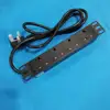 19inch 1U UK 4way rock mount Aluminum alloy PDU socket/ British Pattern PDU Power DIstribution UK PDU Socket 13A for Cabinets