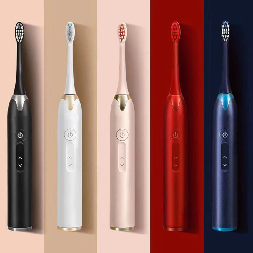 

ML910 waterproof IPX8 Pressure Sensor with touch control sonic electric toothbrush