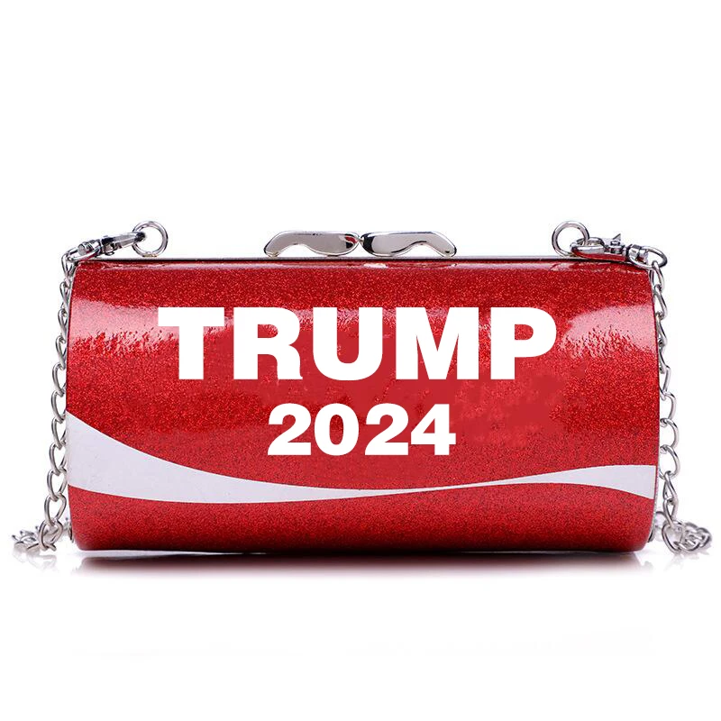 

B1188 TRUMP 2024 Purse SAVE AMERICA AGAIN Shoulder Mini Bags Can Bag Donald Trump Handbag