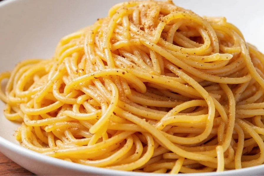 Spaghetti with pesto sauce