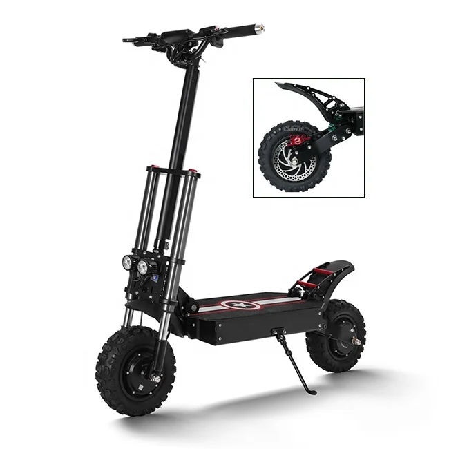 

2020 lithium battery 60V big wheel two wheel offroad foldable adult fat tire dual motor electric scooter delivery