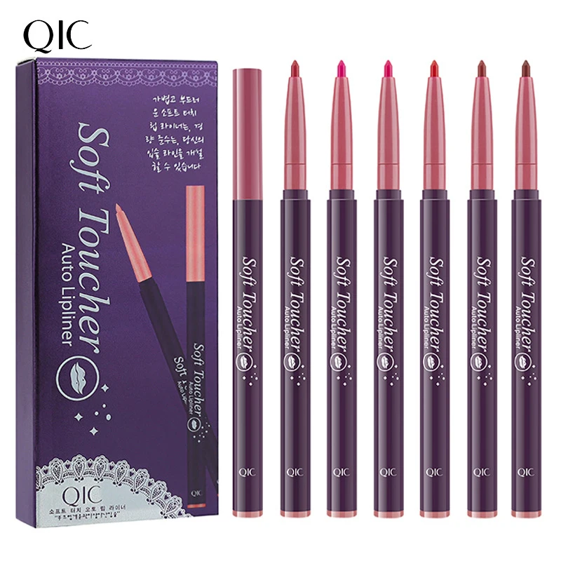 

Onedollar Auto rotating waterproof lip liner pencil tube lipstick lip liner