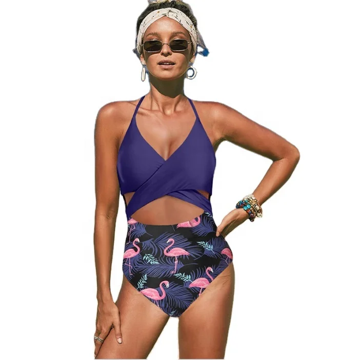 

Hot Sale Women Sexy Floral Print One-piece Tankini