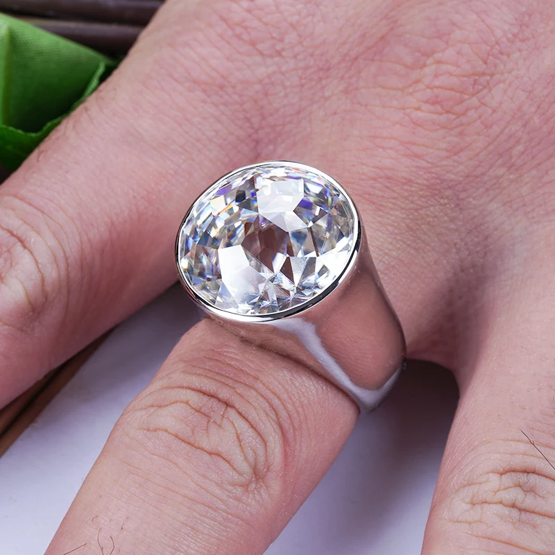 

Starsgem moissanite men's ring jubilee cut moissanite engagement ring