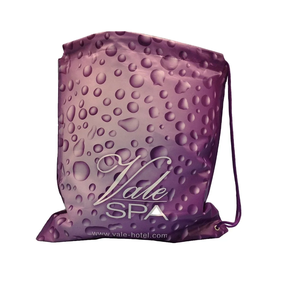 
Eco-friendly biodegradable Disposable plastic LDPE duffel bag for marathon 