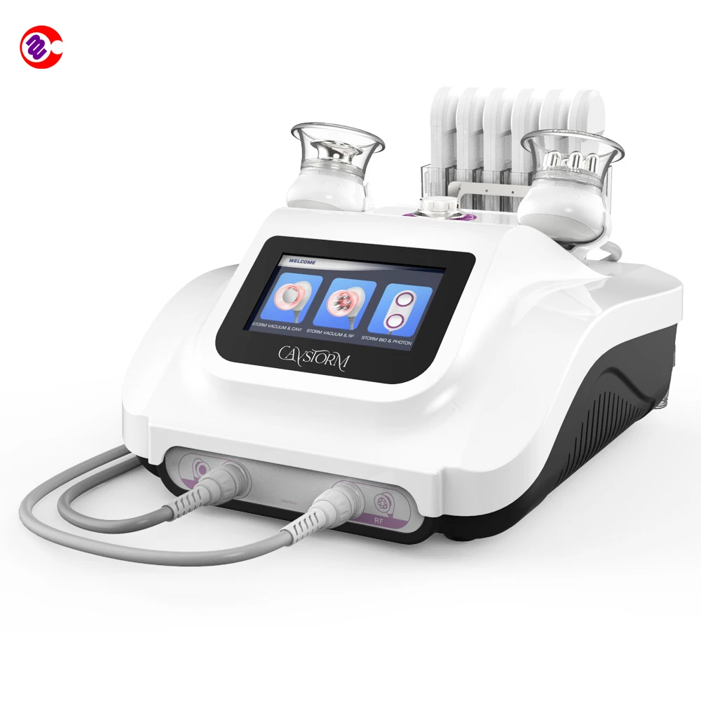 

Fat Loss Ultrasonic Cavitation 3.0 CaVstorm Fat Reduction RF Vacuum Facial Care Beauty Machine, White