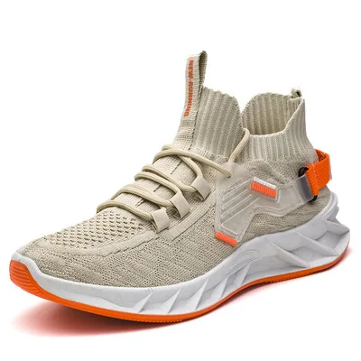 

New fashion brand sports running shoes sneaker for men simple young style