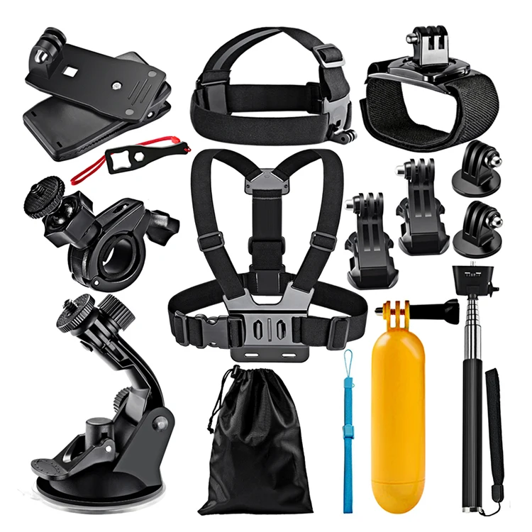 

12 in 1 sports camera accessories kit for GoPro Hero 8 7 6 5 4 Black Xiaomi Yi 4K Lite SJCAM SJ7 Eken