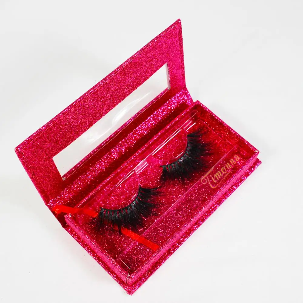 

Free Sample Eyelash Packaging Box Custom Eyelashes Oem Customized Fur Magnetic Long Style Time