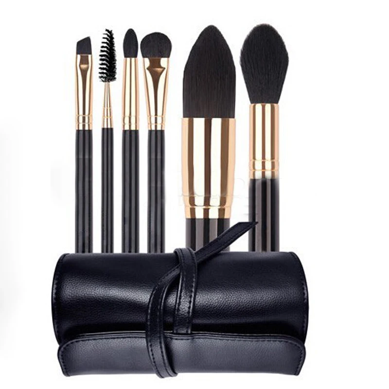 
High quality 6pcs professional makeup brush set beauty care black cosmetic tool kits 