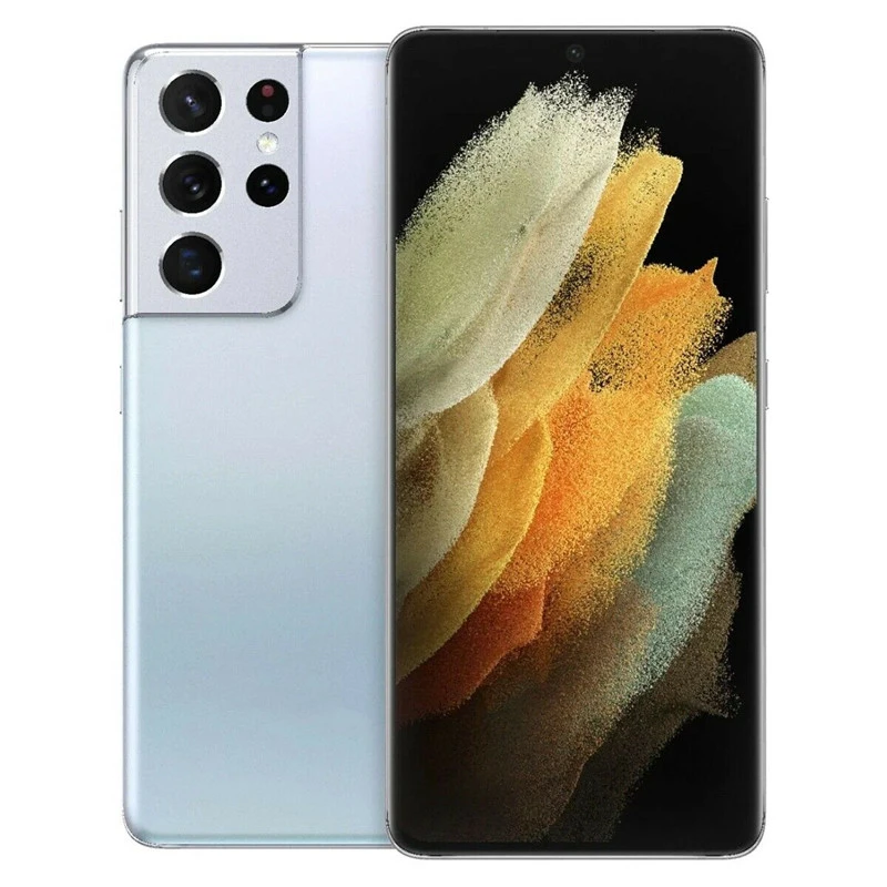 

6.7" Unlocked S21 Ultra 5G Wifi Cellphone 128GB Android Quad Core Processor GSM Double SIM Card Phones for Samsung Galaxy S21U