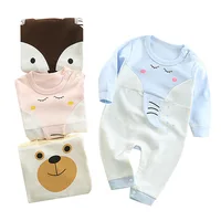 

2019 autumn European and American style baby clothes long-sleeved romper baby INS explosion models elastic sports clothe