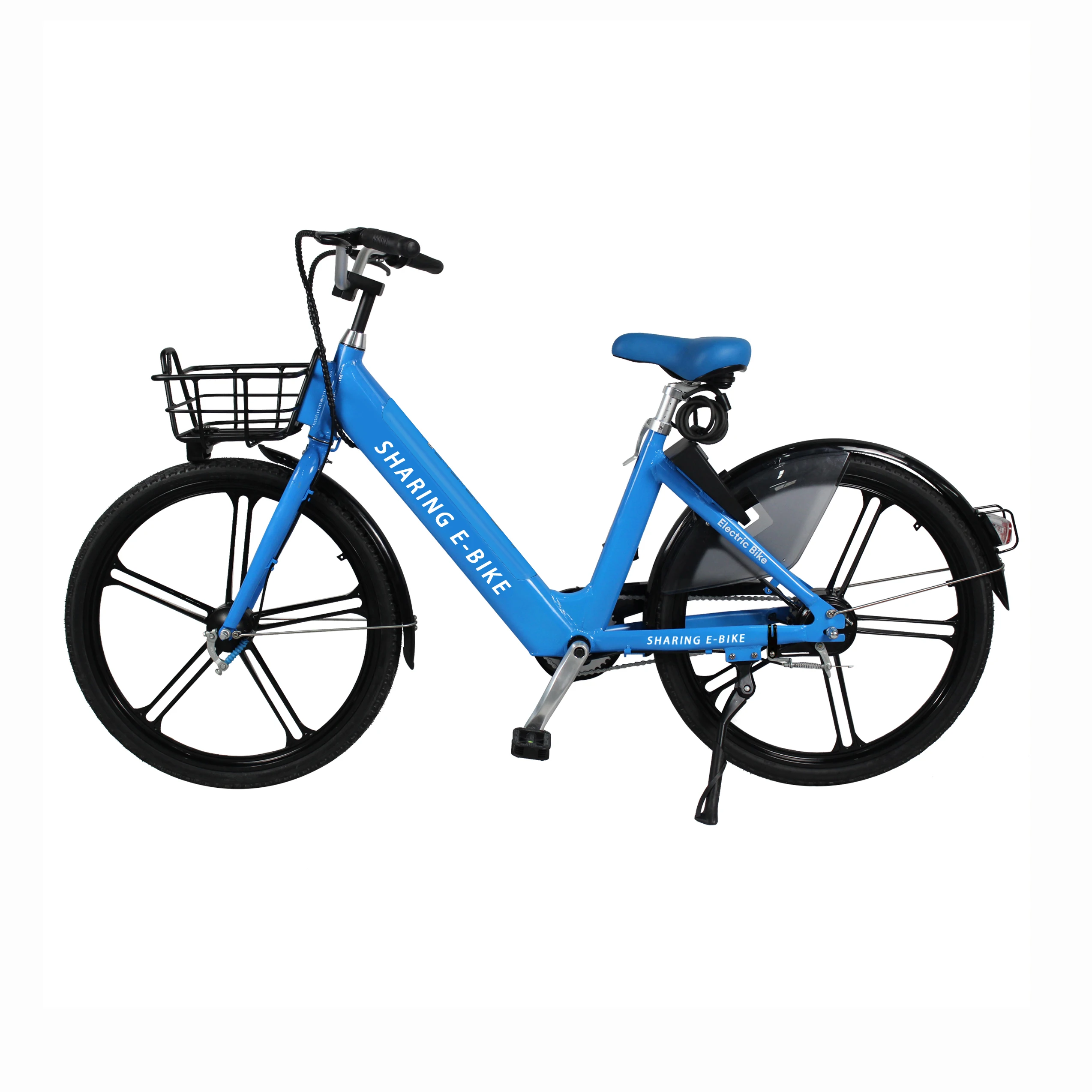 36v 350w smart lock et batterie amovible en aluminium partage vélo électrique e vélo partage