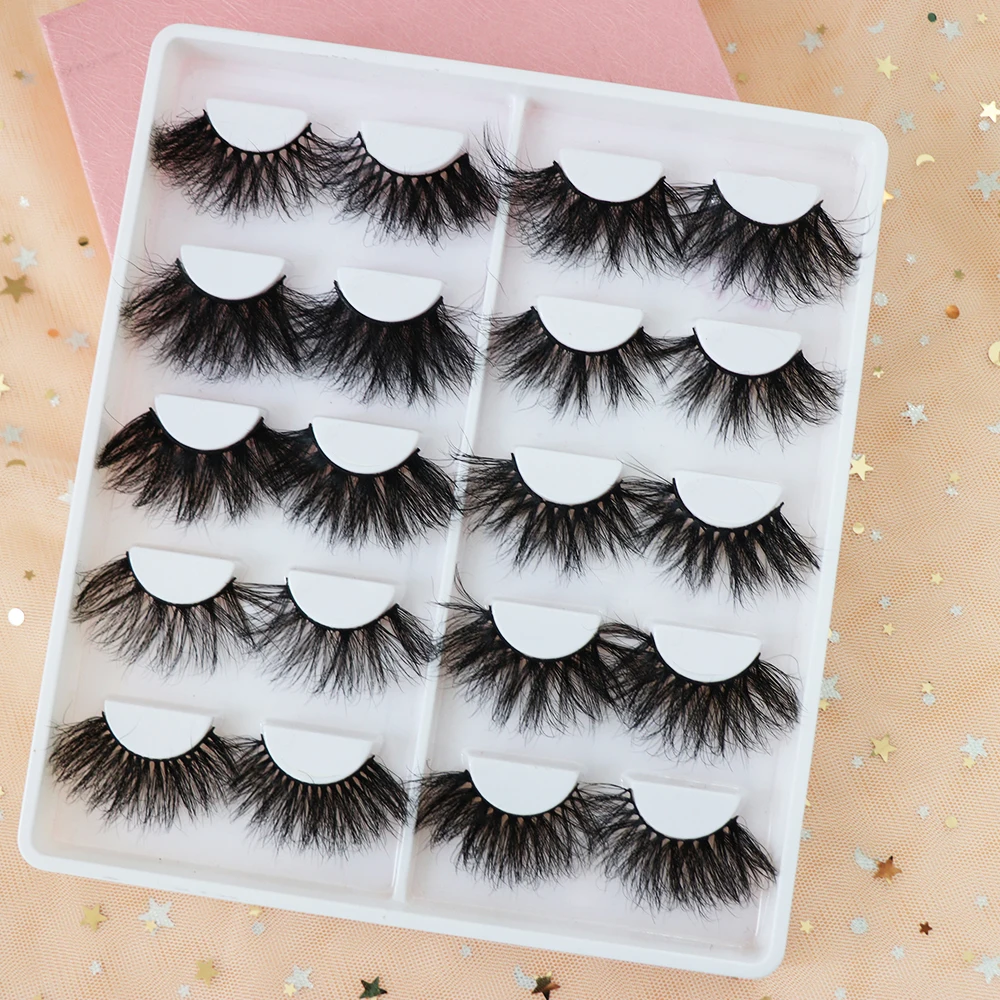 

China Wholesale Cheap Luxury 3d 5d Mink private label mink lashes super fluffy 22mm mink eyelashes