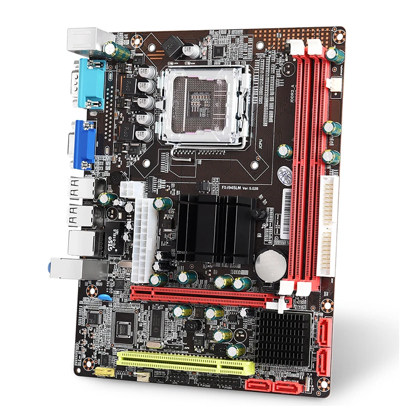 

Intel 945 motherboard with LGA 775 771 socket supports dual channels DDR2 maximum 4GB