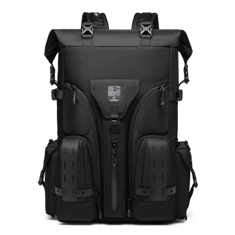 

OZUKO 9631 New Arrival Waterproof Fashion College Backpack Anti Theft Men Travel Day Male Leisure Backpack For Sport Camping