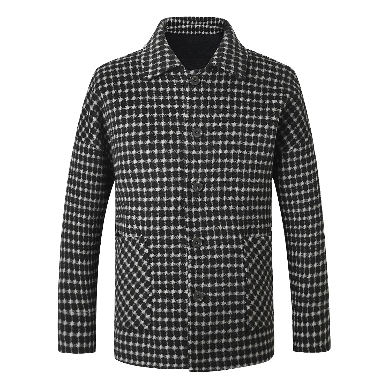 

New Fall Style Casual Short Wool Coat New overcoat For coat for men