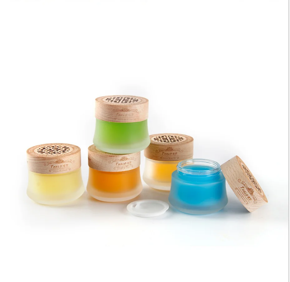 

Lid Solid Balm Household Air Freshener Odor Removal Perfume Grain Aroma Car Bottle Wooden Reed Diffuser