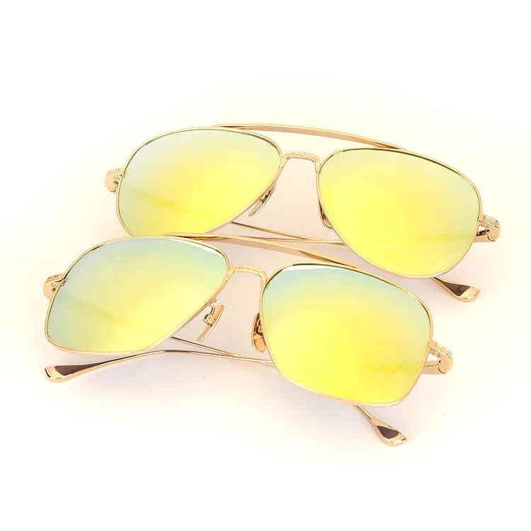 

2019 High Quality Titanium Frame UV400 Mirror Lens Sunglasses