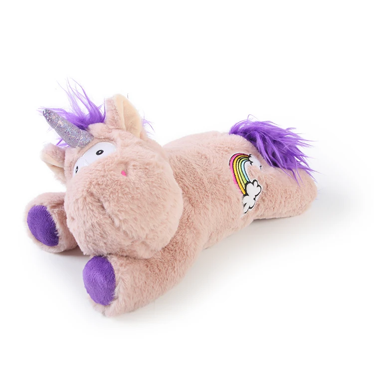 

Petsinn Unicorn Heartbeat Soft Plush Dog Sleep Pacify Puppy Toy, Pink