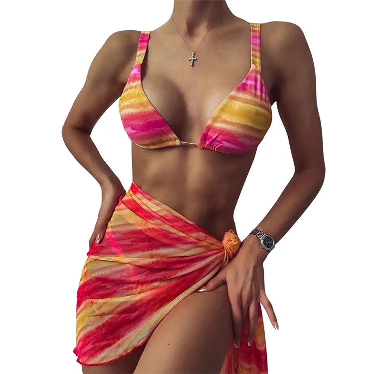 

Cikini 2020 Sexy Woman Swimwear 3 Piece bikini set Bathing Suit bikini