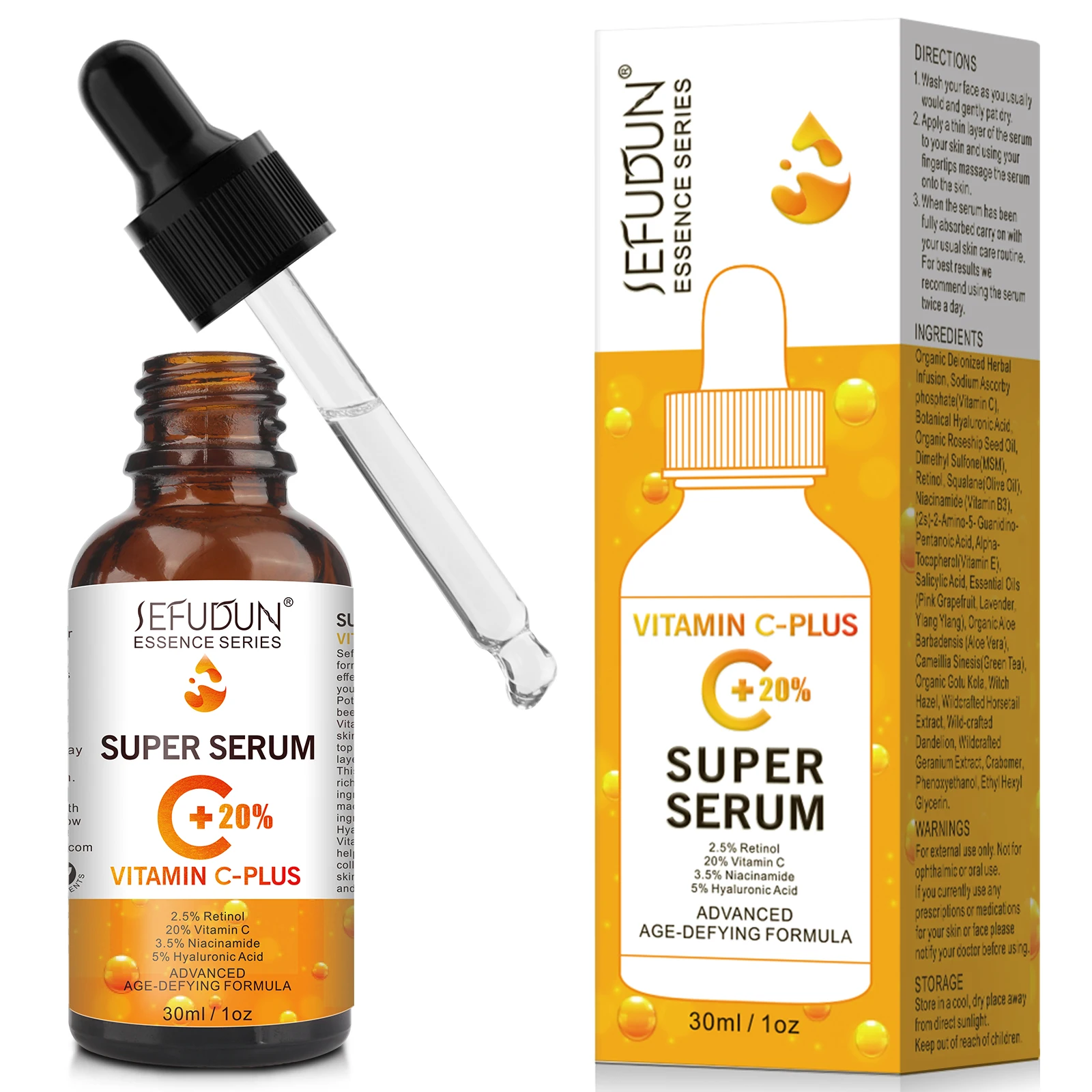 

OEM High Quality Daily Serum Vitamin C Plus Super Serum for Skin Care