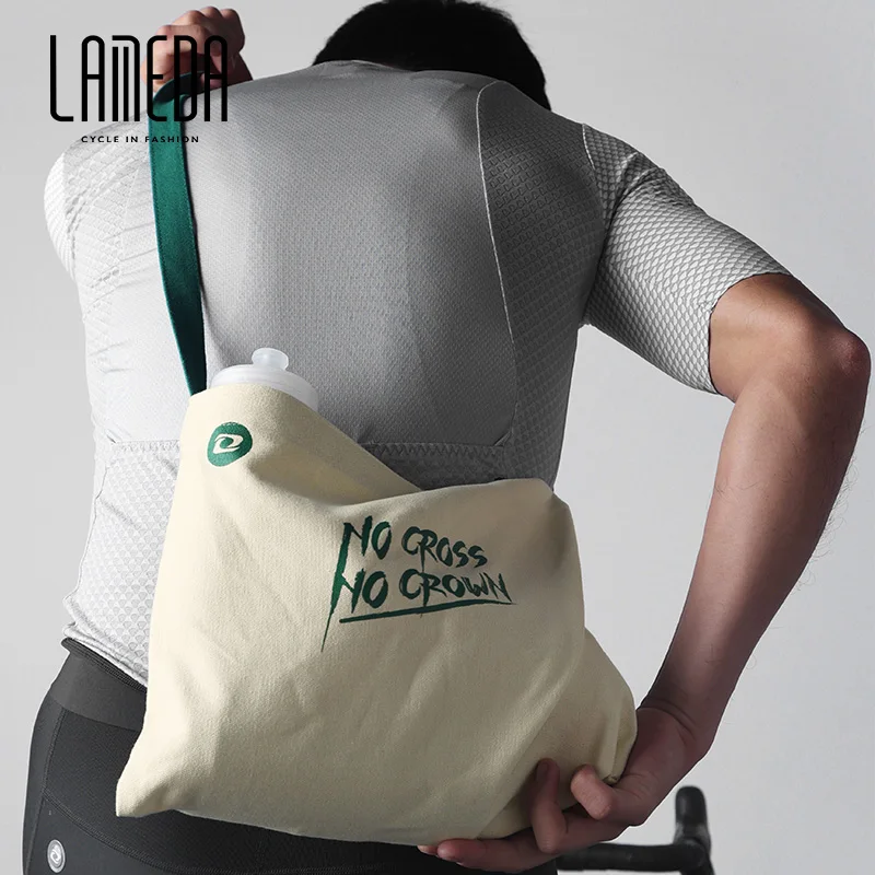 

LAMEDA Promotional White Green Blue Supply Musette Bags Gift Tote Canvas Bag