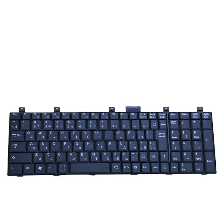 

HK-HHT cheap price laptop keyboard with russian layout keyboard for MSI VX600 notebook keyboard with backlight