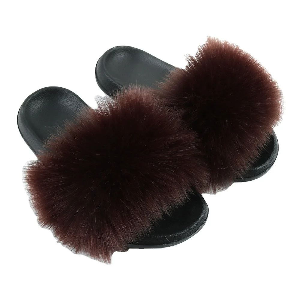 

Popular New Style Cute Fluffy Slippers Hot Selling Classical Custom Fluffy Slippers, As picture