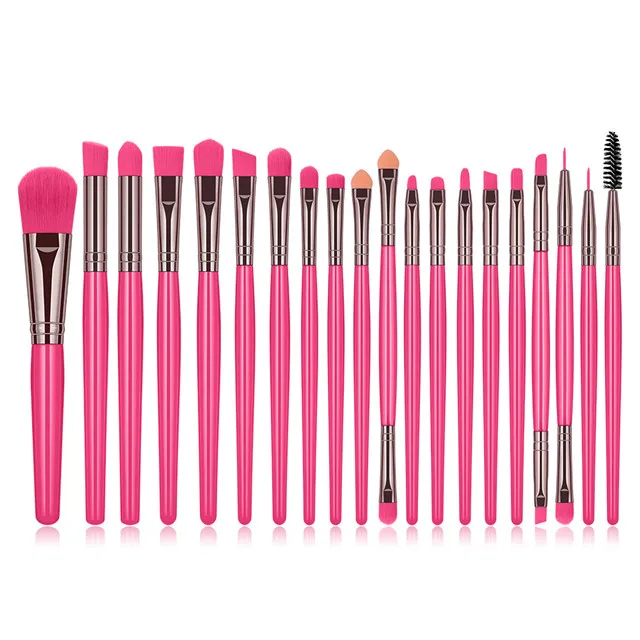 

wholesale professional 20 Pcs makeup brush set,eyelash tools makeup cleaning brush