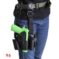 

Right Drop Leg Adjustable Pouch Holder Tactical Army GuN Thigh leg Pistol Holster for Glock17 19 USP M92 96 1911