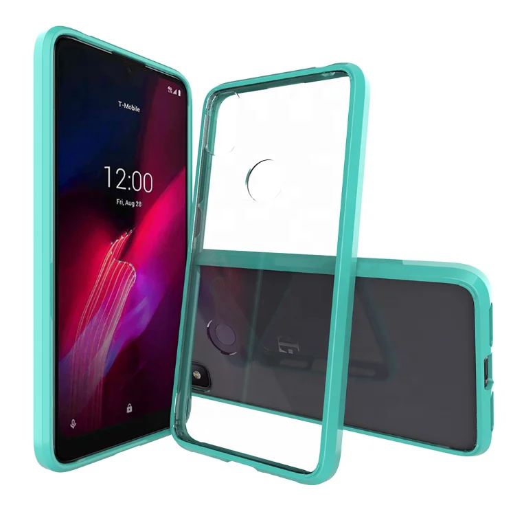 

Clear iPhone Case Acrylic Anti-scratch Mobile Phone Soft TPU Bumper Cover Case For T-Mobile Revvl 4, Multi-color, can be customized