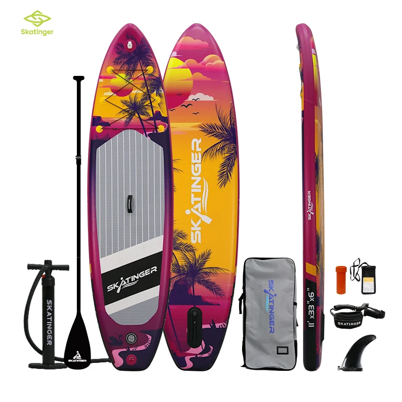 For Sksunrise Inflatable Paddle Board for Children-PVC+EVA+Drop Stitch Material Wave Surfing SUP Board