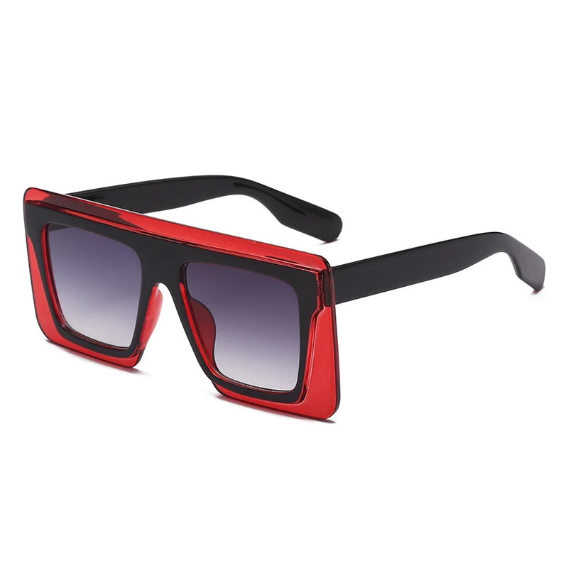 

New arrivals retro classic design oversized rectangular sunglasses for 2021 shopping self-shooting driving sunglasses women 9081
