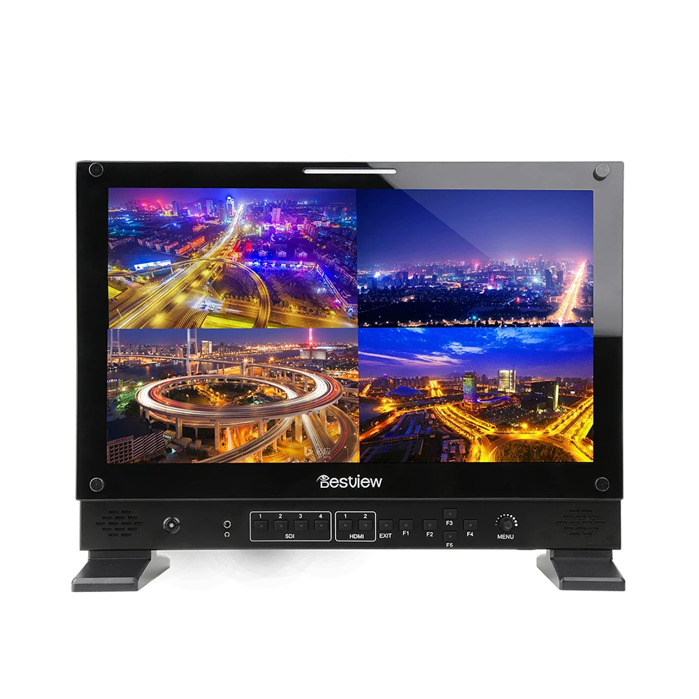 

17.3 inch desktop monitor 4K HDMI UHD resolution 4*3G-SDI quad view broadcast monitor Desview S17F model