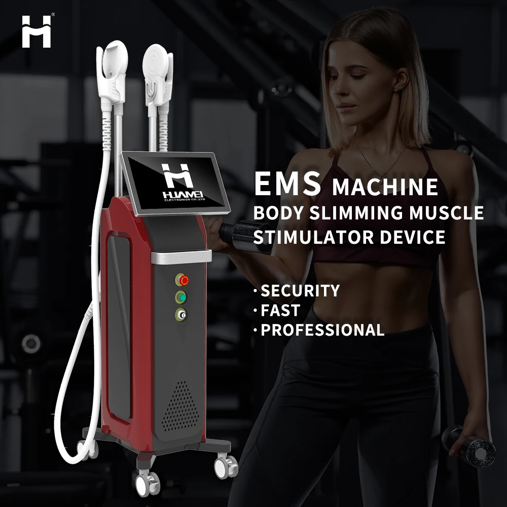 

Newest 2-4 handle ems machine Slim Emslim muscle stimulator electromagnetic ems shaping body sculpting machine ems tesla
