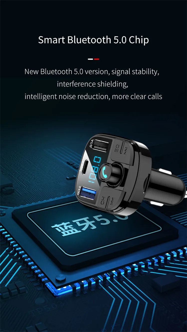 BT29 Fast delivery the best car mp3 player with bluetooth fm transmitter car charger qc 3.0 price wireless car fm transmitter