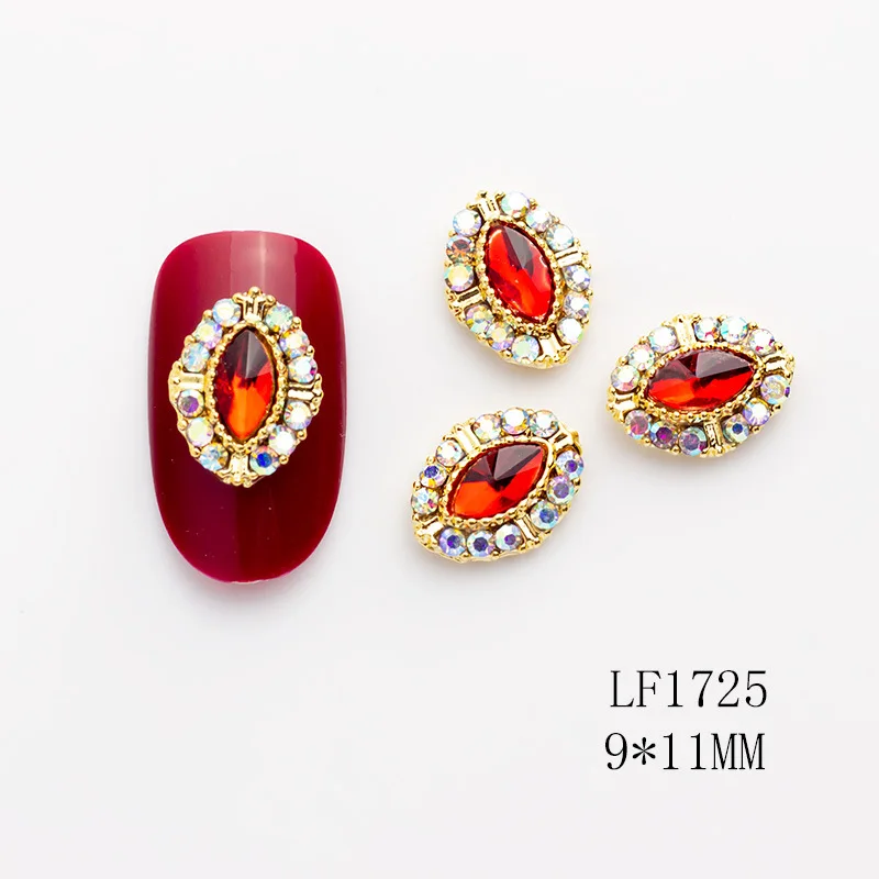 

NAR007 31 Styles Horse eye glitter jewelry for nails Rhinestones decorative nail art designer wholesale