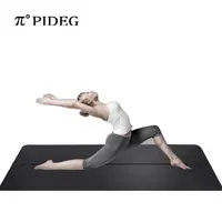 

Pido original natural europe stand PU rubber yoga mat with body alignment line