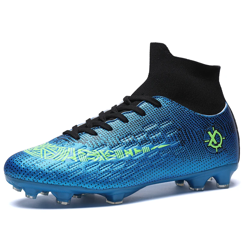 

Sell well new type boots rubber outsole non-slip socer kids football shoes
