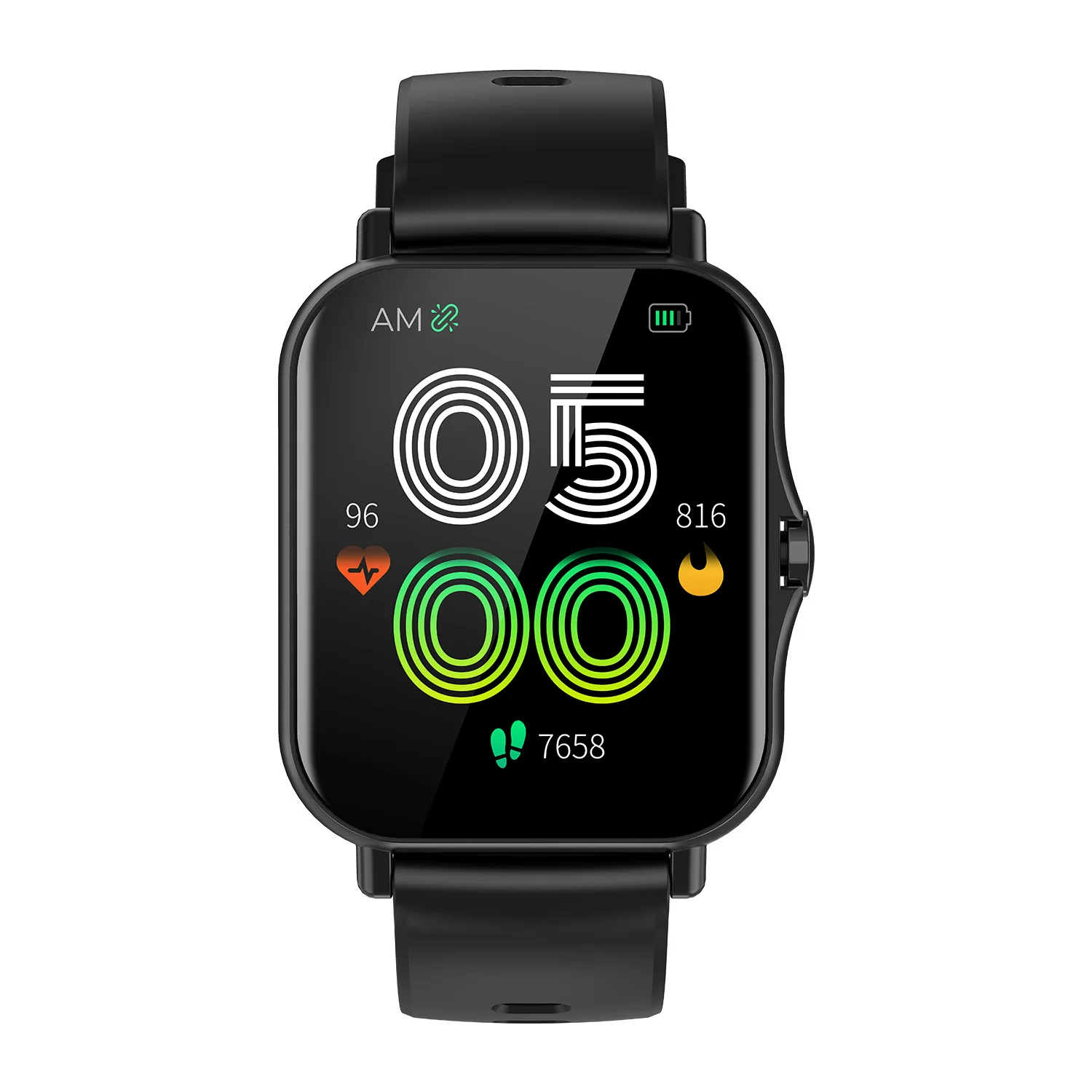 

Hot sale S38 phone music waterproof temperature monitoring touch screen sports smart watch, Black white pink blue