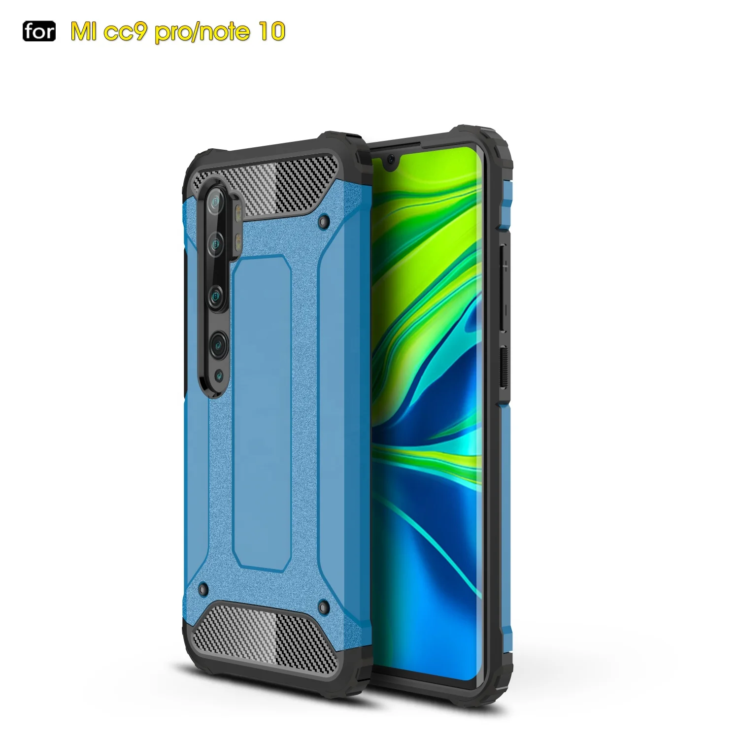 

Heavy Duty Shockproof tpu pc Phone Case For Xiaomi CC9pro / note10lite, Multi-color, can be customized