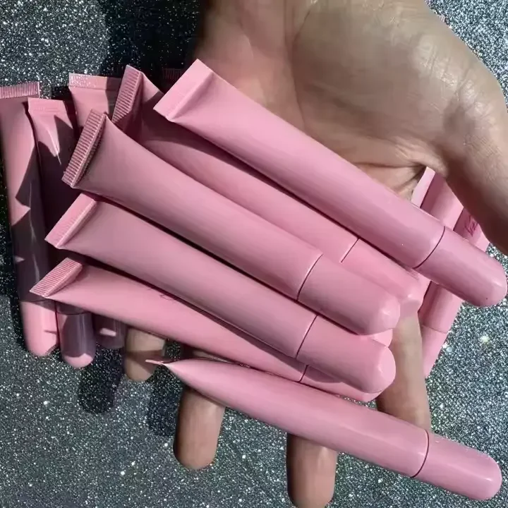 Vegan Treatment Peptide Lip Tint Private Label Hydrating Lip Gloss Custom Gel Base Smooth Lip Butter Balm