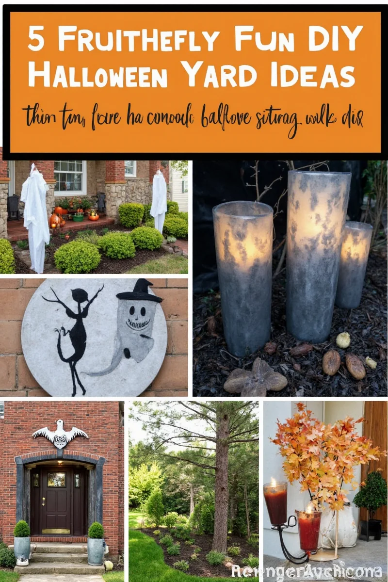 Haunted hay bale archway for Halloween