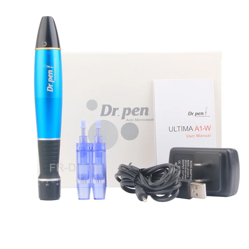 

Microneedle derma pen ultima dr pen a1, Blue and black