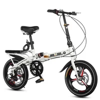 

High carbon steel variable speed student bicycle 20 inch folding bike adult bike