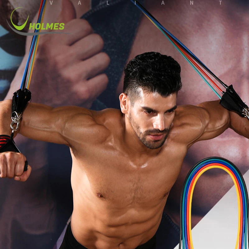 

Silite New Arrival Resistance Bands Latex Tubes 11Pcs Yoga Fitness Resistance Bands Set