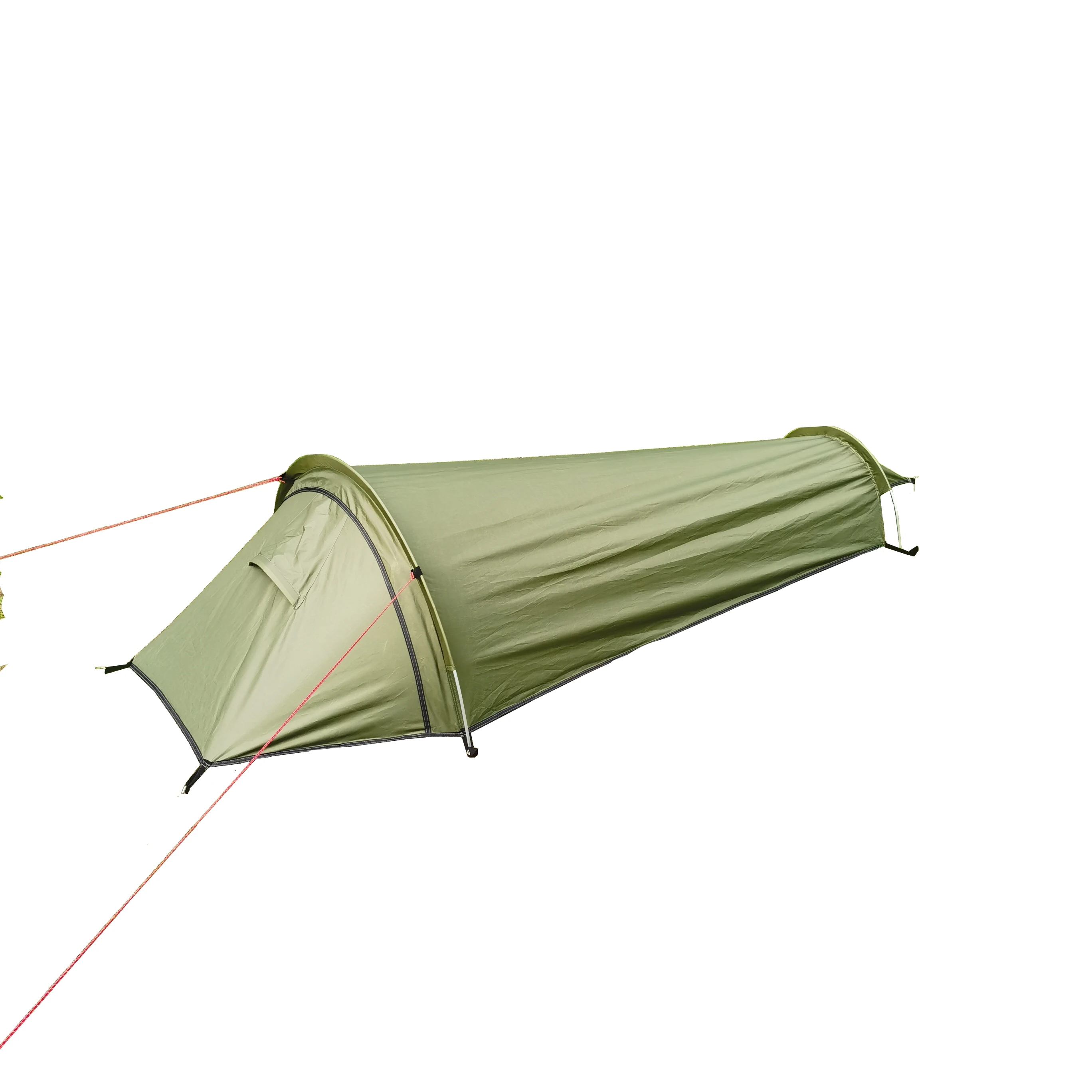 

Sylaeto New Upgrade One man Sleeping Bag Bivy Swag Tent For Solo Trip Lightweight Hiking Adventure Survival, Army green