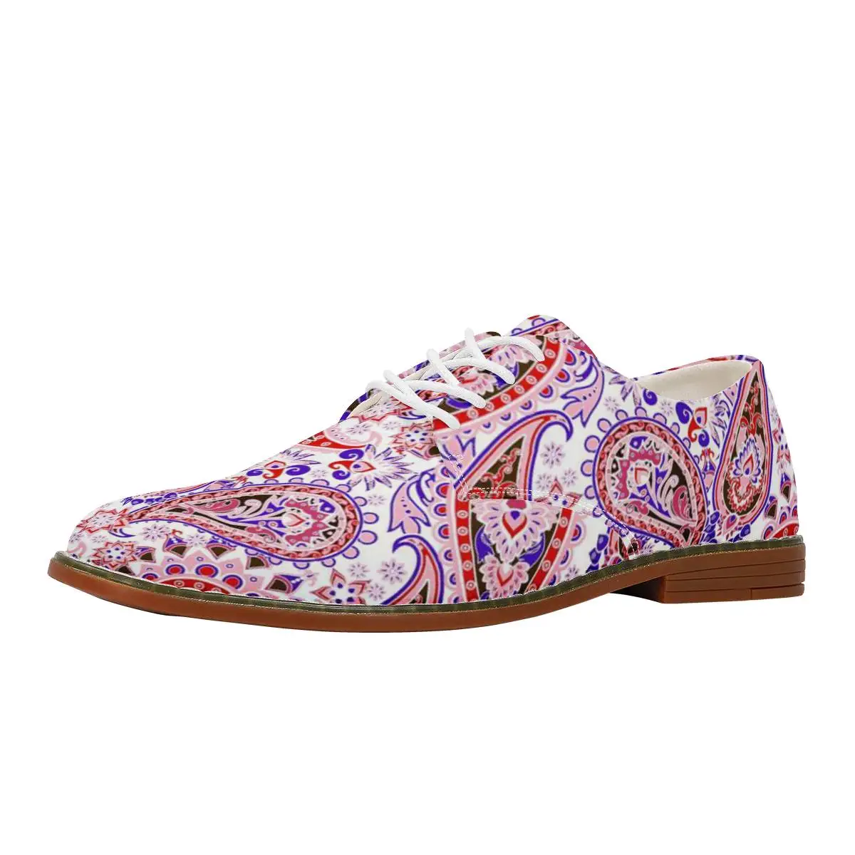 

Oxfords Shoes Elegant Office Men Popular Fashion Paisley Retro Business Casual Low MOQ Wholesale Leather Shoes